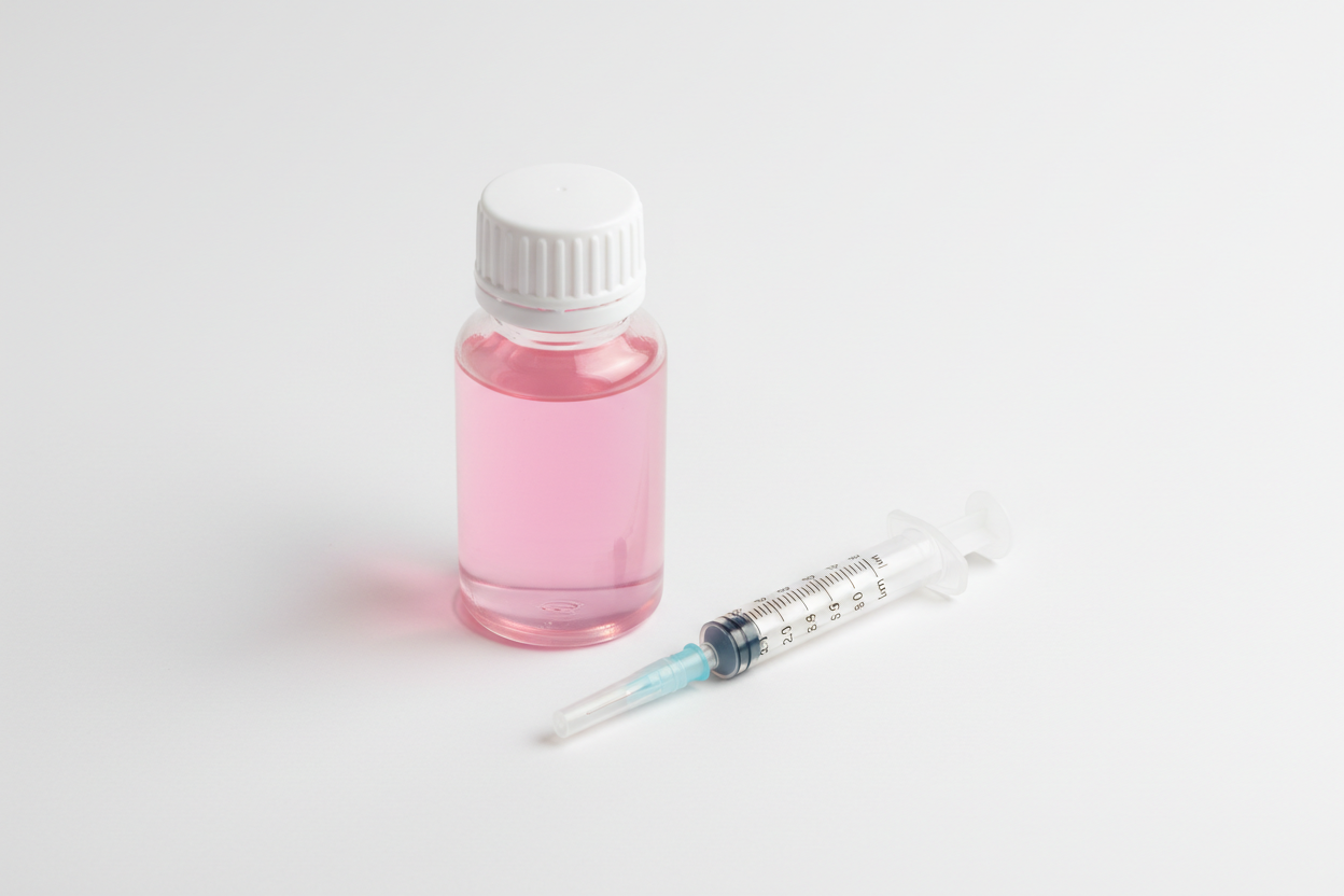 calpol syringe and bottle (without the calpol actualy branding)